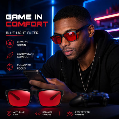 Blue Light Blocking Glasses For Men Women Gaming Computer Eyeglasses