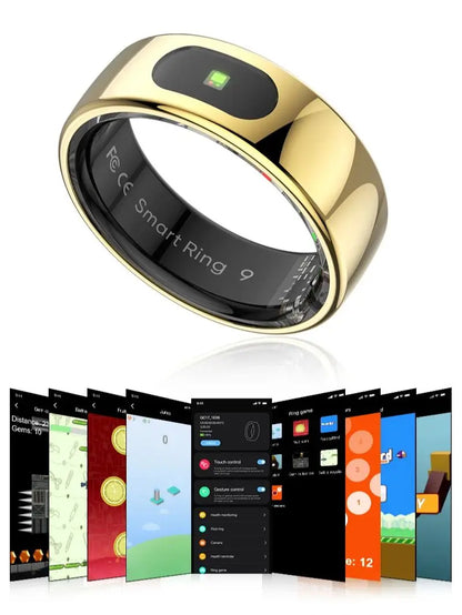R08 Smart Ring For Men Women Touch Control Function Health Monitor
