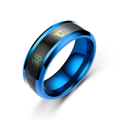Smart Stainless Steel Multifunctional Ring For Couples Mood Changes