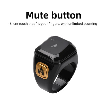 Newest Ring Smart Prayer Ring Prayer Reminder Tasbih Counter Time