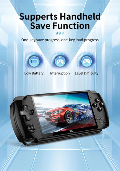 Retro Handheld Game Console 4.5 Inch IPS Screen Linux System Portable
