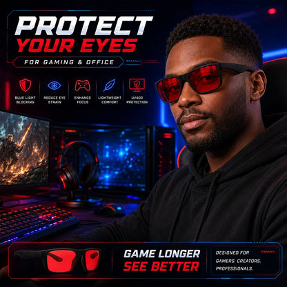 Blue Light Blocking Glasses For Men Women Gaming Computer Eyeglasses