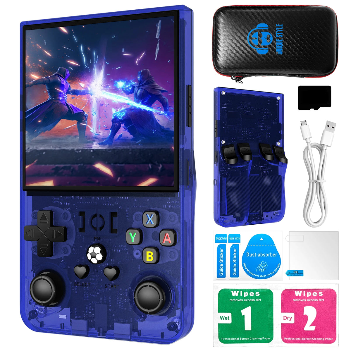 R36max Retro Handheld Game Console Chip 22000+games Open Source Linux