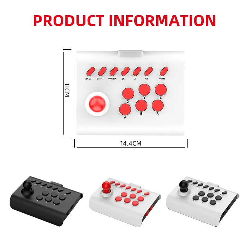 Arcade Joystick Wireless Gaming Controller For
