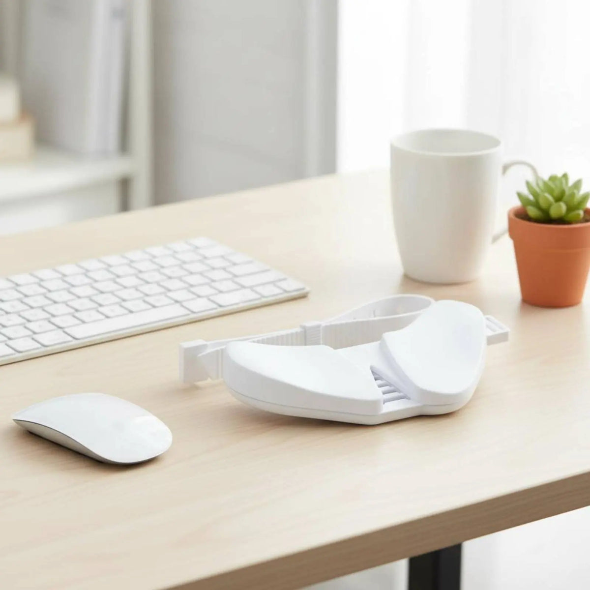 Wearable Mouse Wrist Rest Attachable Strap Ergonomic Hand Brace