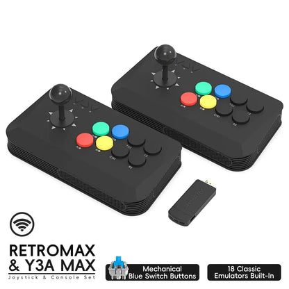 Wireless Y3A Max Arcade Stick Fight Joystick For PC TV Box