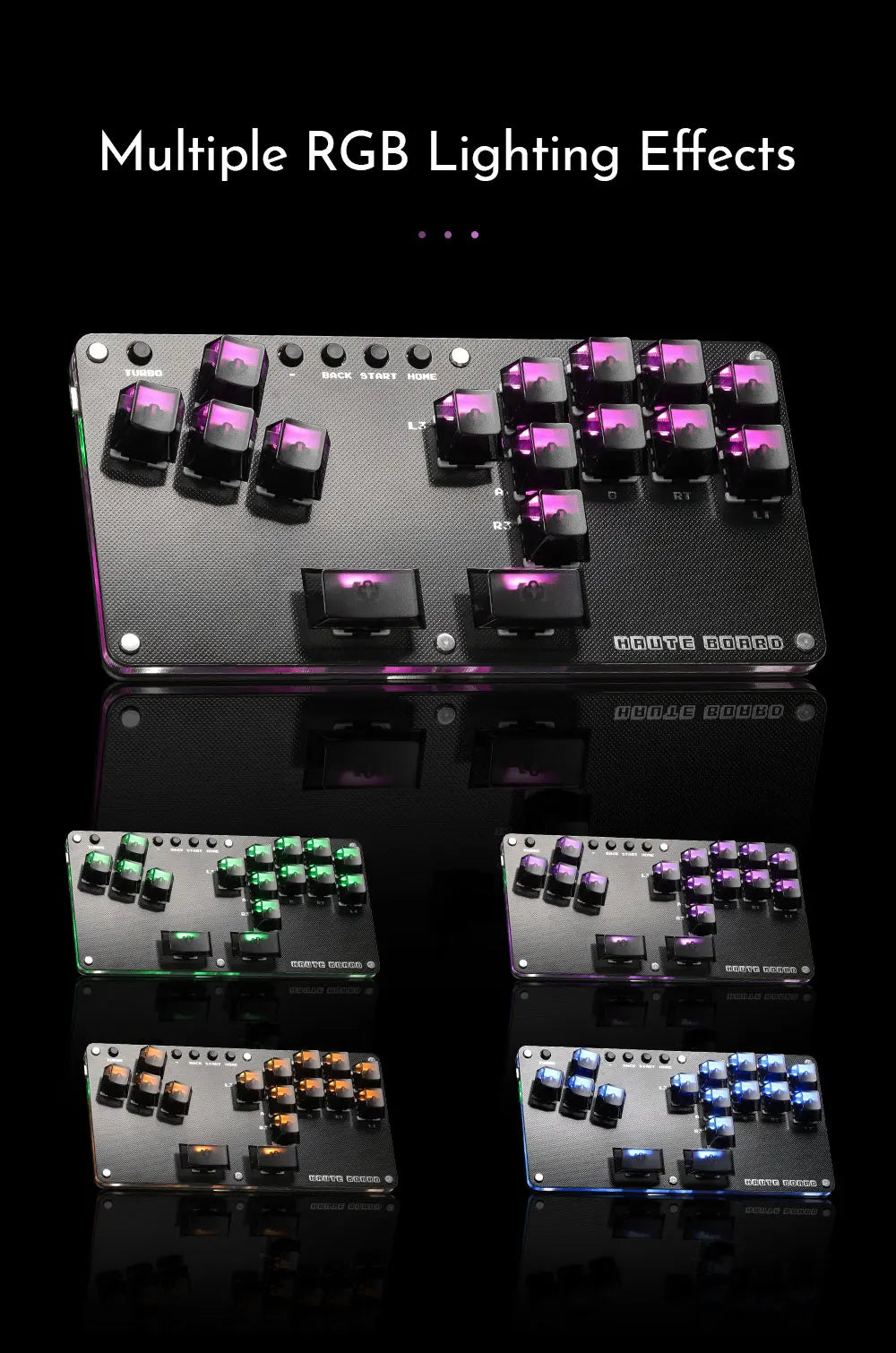 Cosmox Mini Stickless Arcade Controller Fightstick Hitbox For PC