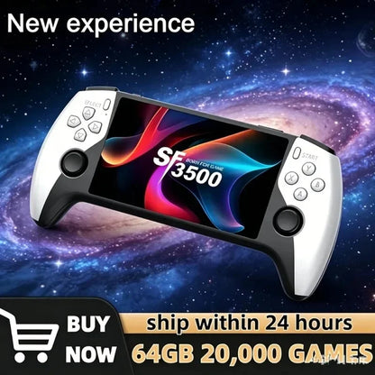 Portable Retro Handheld Game Console 3.5‑inch HD Large Screen Dual