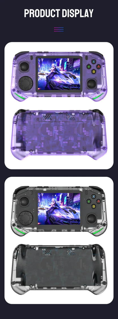 RX6H Retro Handheld Game Console Linux System 3.5 Inch IPS Screen