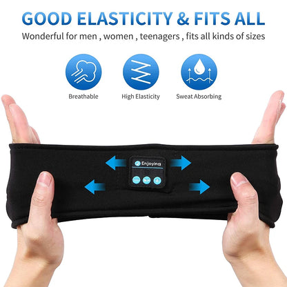 Huaweishi Bluetooth 5.0 Earphones Sports Sleeping Headband Elastic