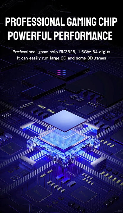 RX6H Retro Handheld Game Console Linux System 3.5 Inch IPS Screen