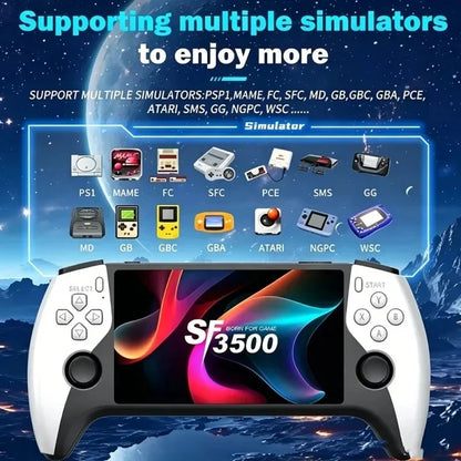 Portable Retro Handheld Game Console 3.5‑inch HD Large Screen Dual