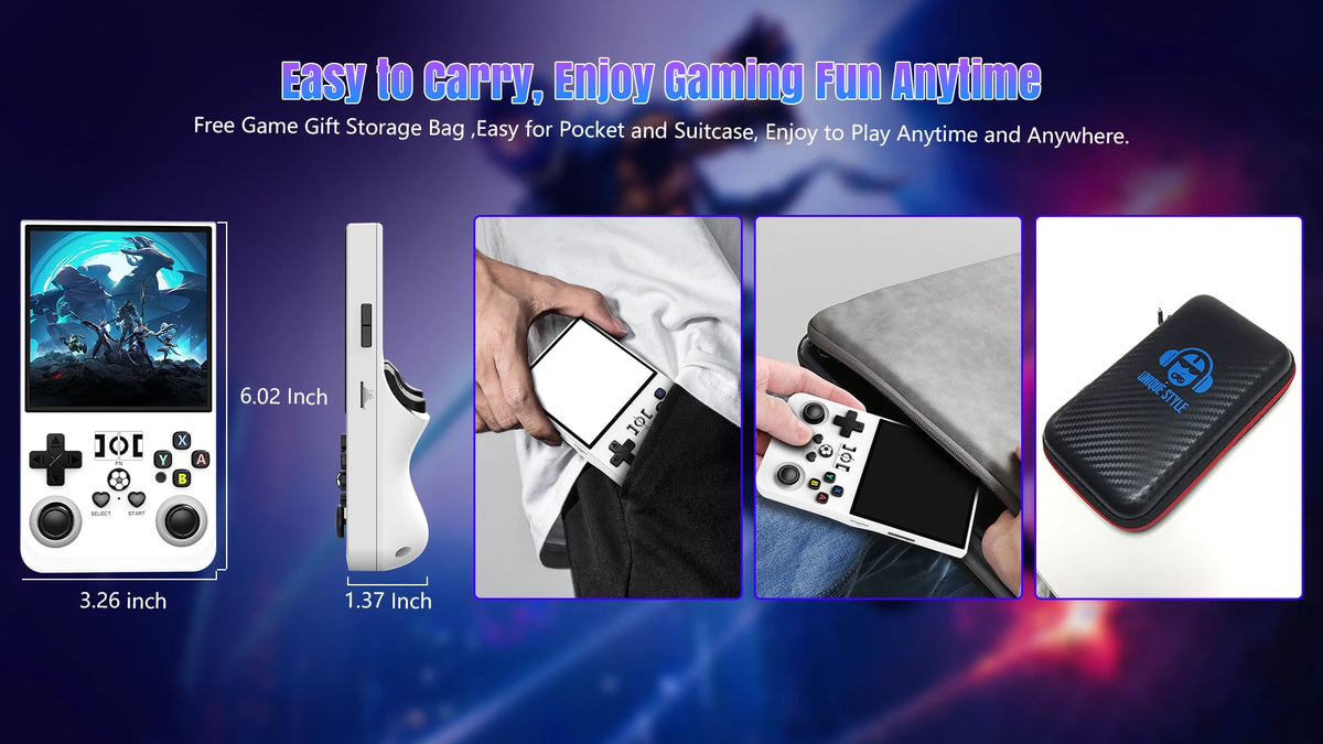 R36max Retro Handheld Game Console Chip 22000+games Open Source Linux