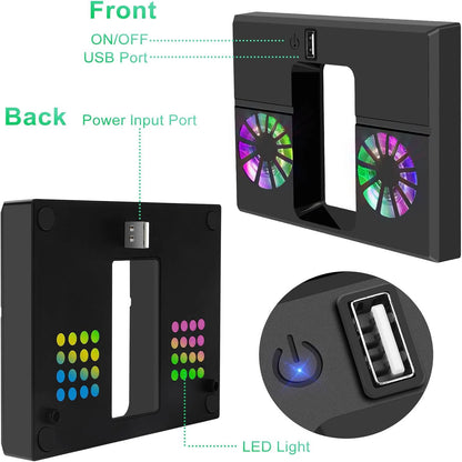 Cooling Fan For Console Series X Game Console Accessories Colorful