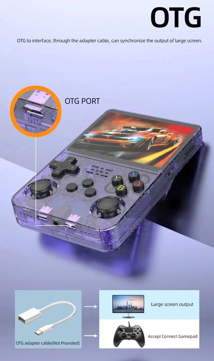 Retro Game Console 3.5-inch Linux Open-source System Portable