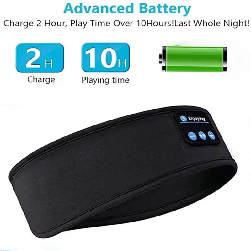 Bluetooth Sleep Headset Wireless Headphones Music Eye Mask Sleep