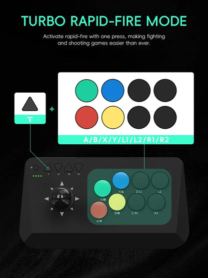 Wireless Y3A Max Arcade Stick Fight Joystick For PC TV Box