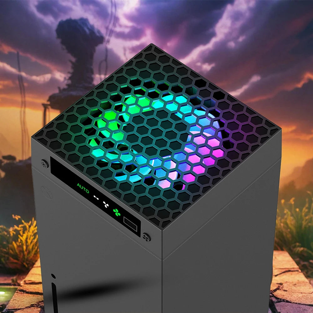 RGB Fan Cooling System 3 Levels Adjustable Speed Heat Dissipation Fan