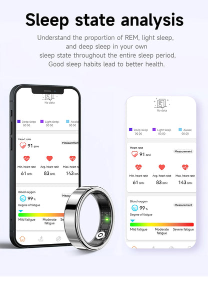 Smart Ring For Heart Rate & Sleep