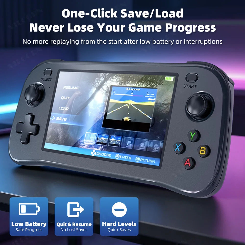Retro Pocket Handheld Game Console 4.5'' IPS Screen Portable Video