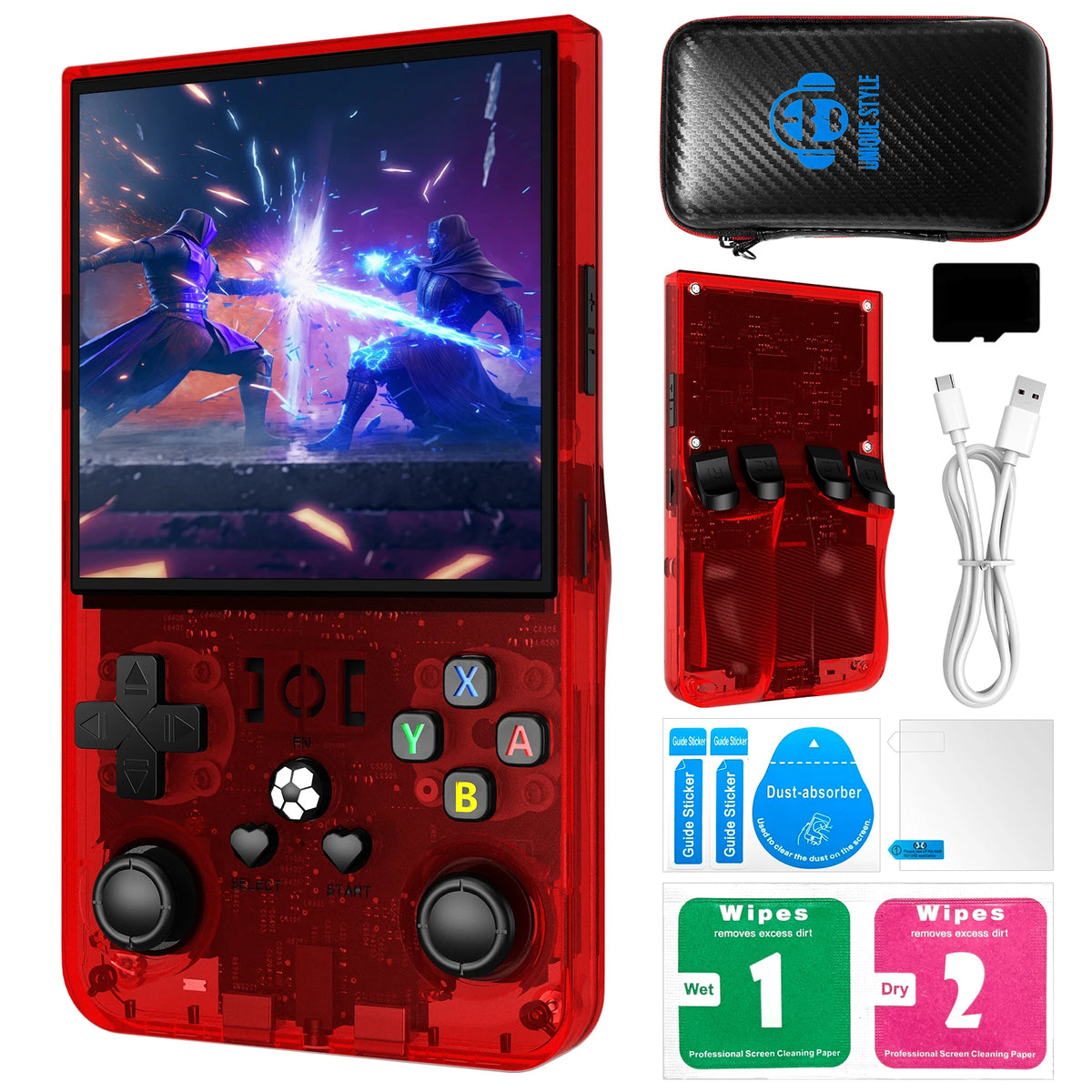 R36max Retro Handheld Game Console Chip 22000+games Open Source Linux