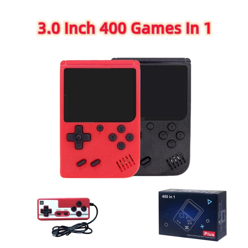 Retro Handheld Game Console Built-in 400 FC Games With Portable Case