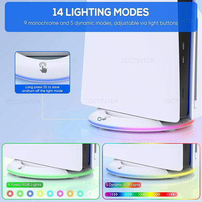 RGB Vertical Cooling Stand For Console Slim/console Pro Console