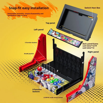 Retro Arcade Fight Stick Dock - Compatible With Console 2 Console &