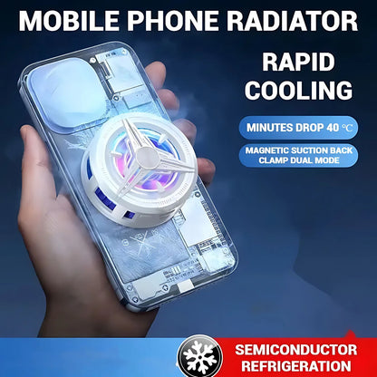 USB Phone Cooler Clip RGB Gaming Phone Radiator Portable Smartphone