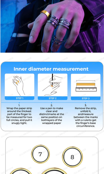 R09 Smart Ring Men Women With Charging Case,heart Rate Blood
