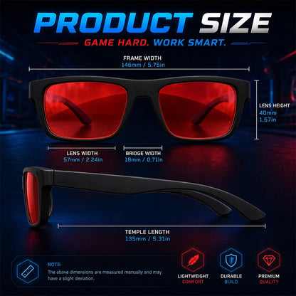 Blue Light Blocking Glasses For Men Women Gaming Computer Eyeglasses