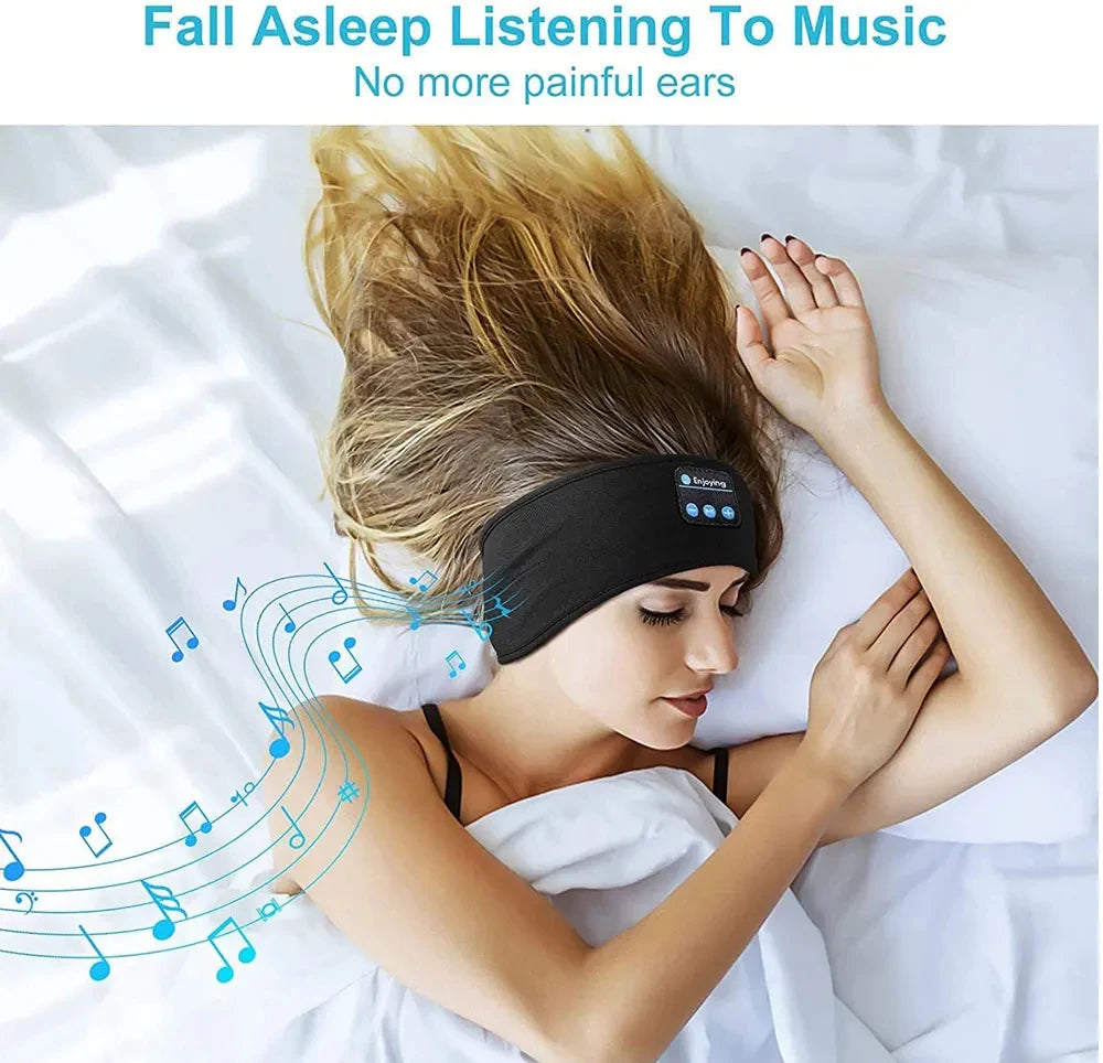 Huaweishi Bluetooth 5.0 Earphones Sports Sleeping Headband Elastic