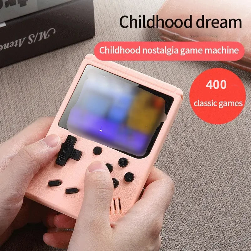 Retro Handheld Games Console Built-in 400 Video Games Portable Gaming