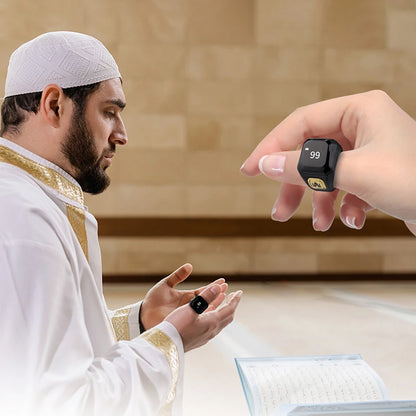 Newest Ring Smart Prayer Ring Prayer Reminder Tasbih Counter Time