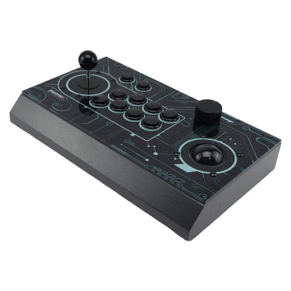Pro Arcade Fight Stick With Trackball&spinner Retro Game Controller