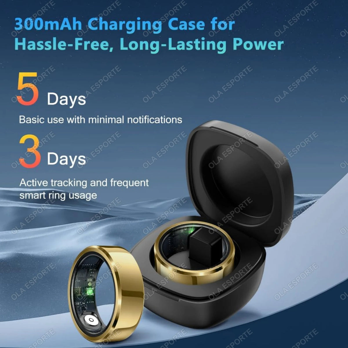 R10 Smart Ring With Charging Dock Box Men Women Health Sleep Heart