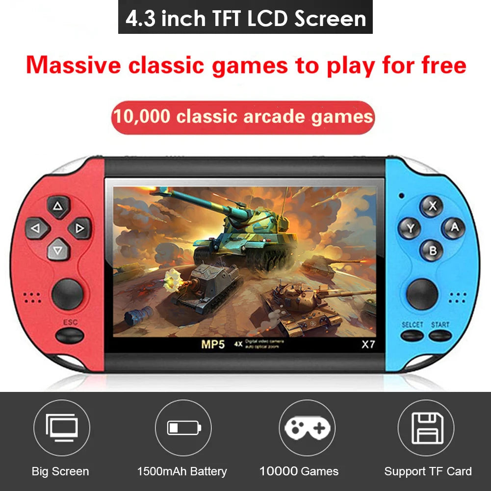 Gaming Portable Handheld Retro Video Game Console Player Portatil