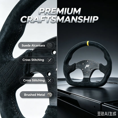 D-shaped Racing Wheel