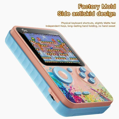 Retro G5 Portable Handheld Game Console 3 0inch Screen 500 Classic