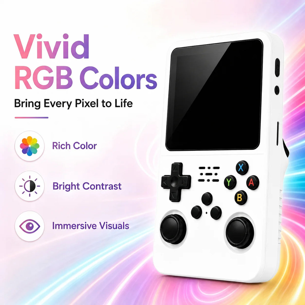 Portable Retro Handheld Game Console 3.5 Inch IPS Screen Linux
