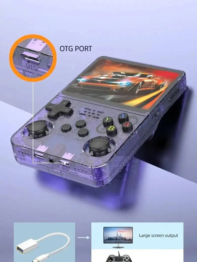 Retro Game Console 3.5-inch Linux Open-source System Portable