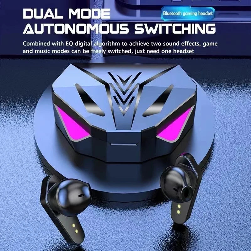 TWS Wireless Bluetooth Headset LED Display Gamer Earbuds With Mic