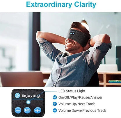 Wireless Bluetooth Headband Earphones Sports Headphones Elastic