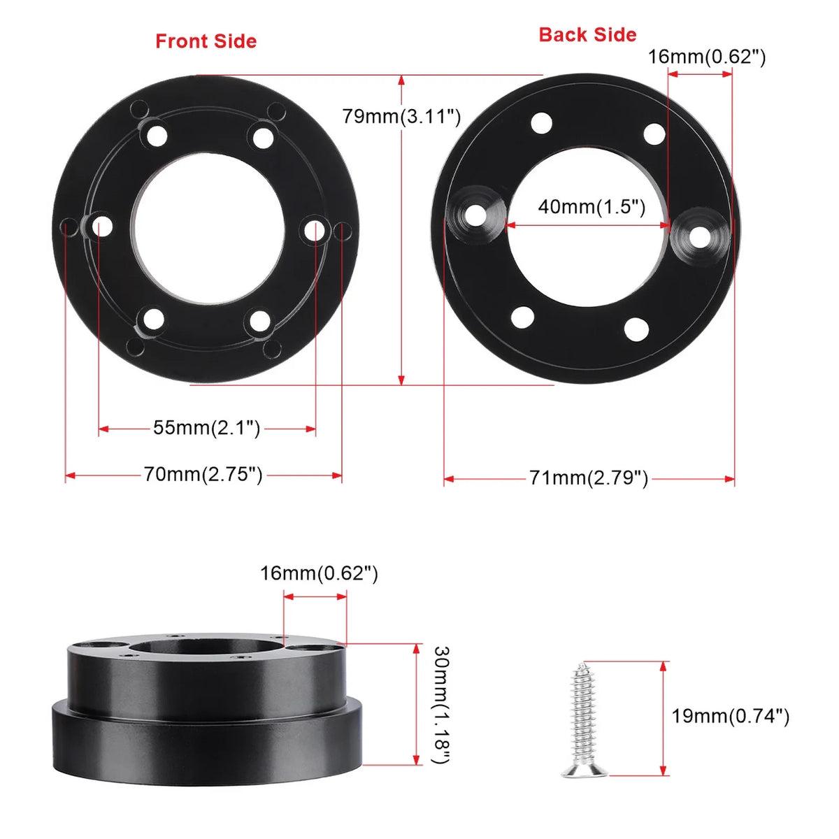 For Gaming Auto Sport Drifting Steering Wheels 350mm 1