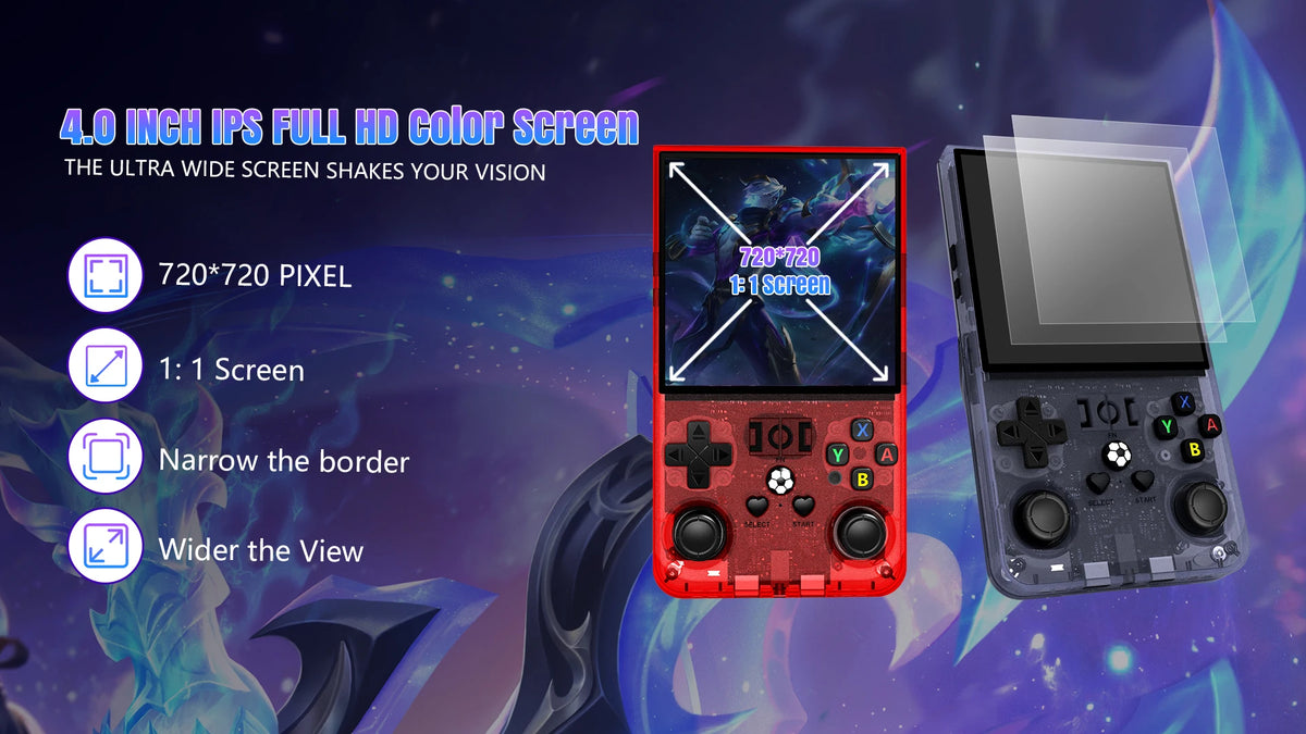 R36max Retro Handheld Game Console Chip 22000+games Open Source Linux