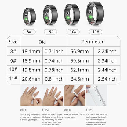 Multifunctional Smart Ring Used For Taking Photos Flashing Short