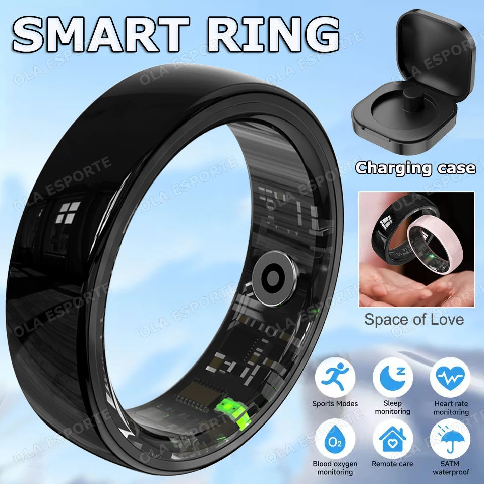 Smart Couple Ring Bluetooth Connection Multiple Sports Modes