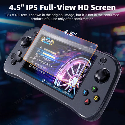 Retro Pocket Handheld Game Console 4.5'' IPS Screen Portable Video
