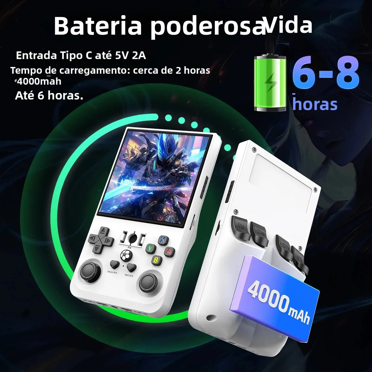 R36max Retro Handheld Game Console Chip 22000+games Open Source Linux