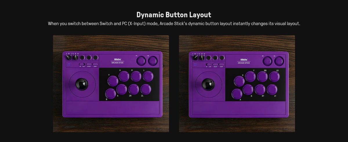 Arcade Stick For Console & Windows Arcade Fight Stick Support